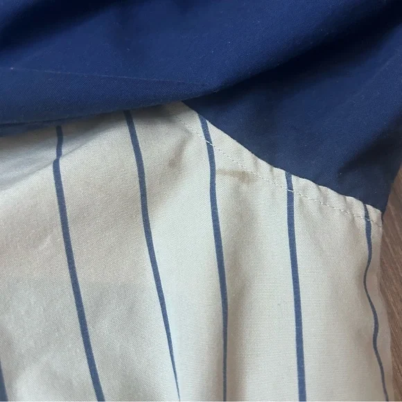 Chicago Cubs Majestic Cooperstown Collection Pinstripe Jacket Mens Size Large - Picture 12 of 16